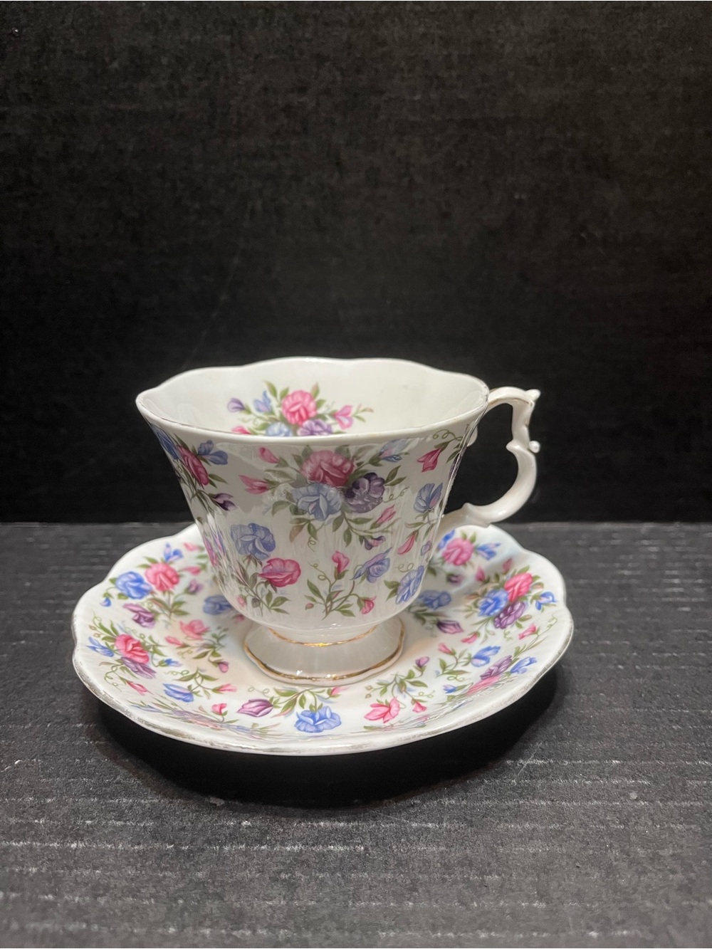 Vintage Royal Albert Bone China England Mayfair Cup Saucer Set